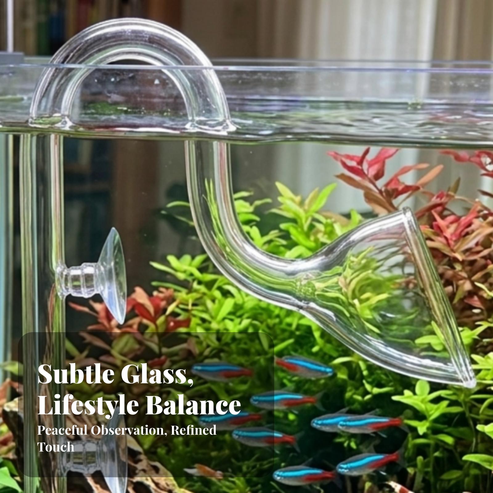 Aquarium Planted Tank Filter - Akvaryum Filtresi Giriş ve Çıkış Şeffaf