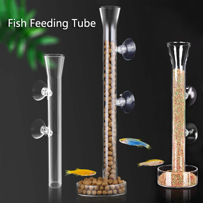 Aquarium Fertilizer - Cam akvaryum besleyici tüp çanak şeffaf