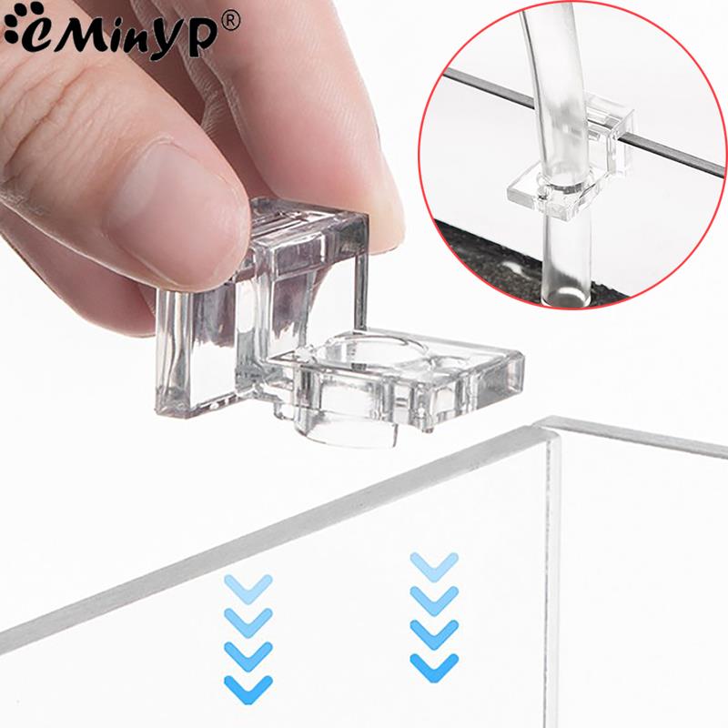 Aquarium Plant Holder - 4 adet Balık Tankı Akrilik Klipler