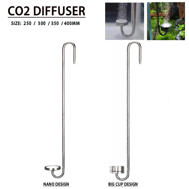 Aquarium Liquid Carbon - ZRDR Akvaryum CO2 Difüzör Paslanmaz Çelik