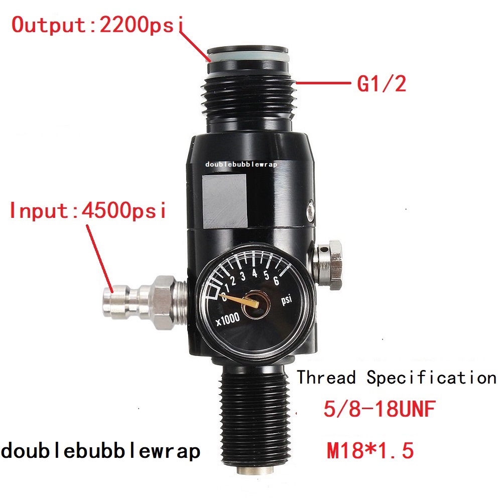Aquarium Liquid Carbon - Regülatör vana 5/8-18UNF veya M18 *