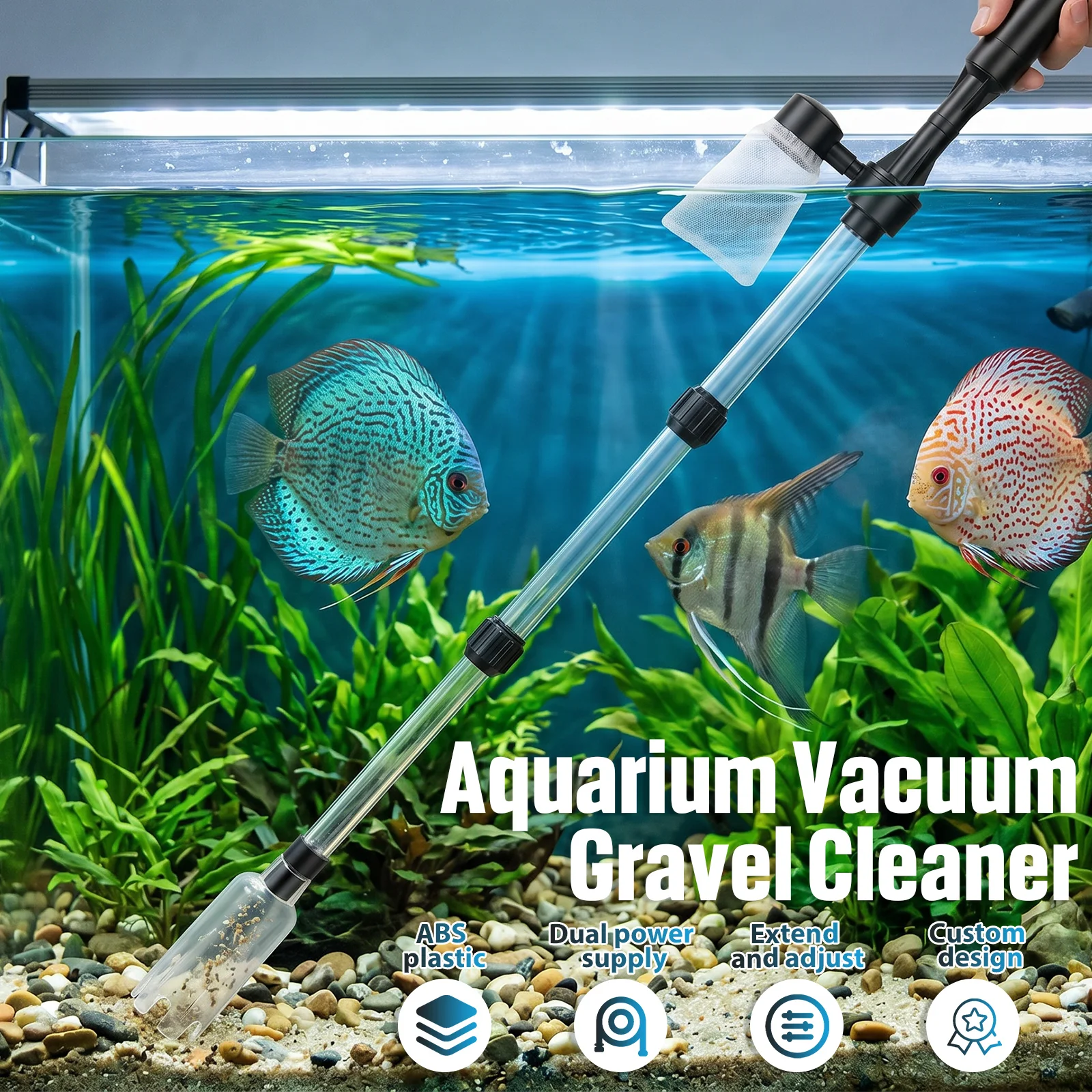 Akvaryum Vakumlu Çakıl Temizle - Planted Aquarium Cleaning incelemesi ve fiyatı