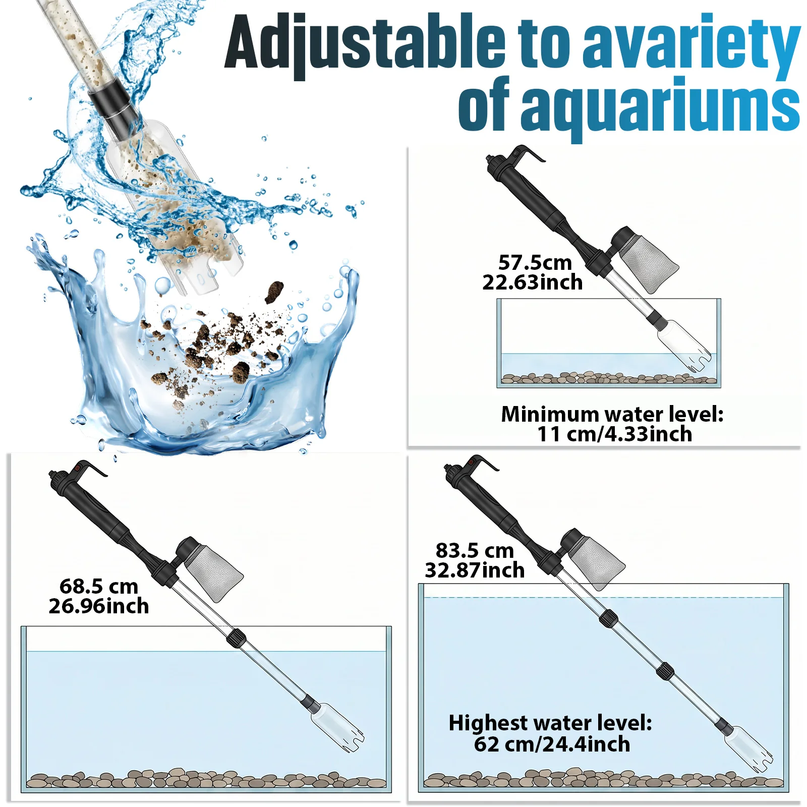 Akvaryum Vakumlu Çakıl Temizle - Planted Aquarium Cleaning incelemesi ve fiyatı