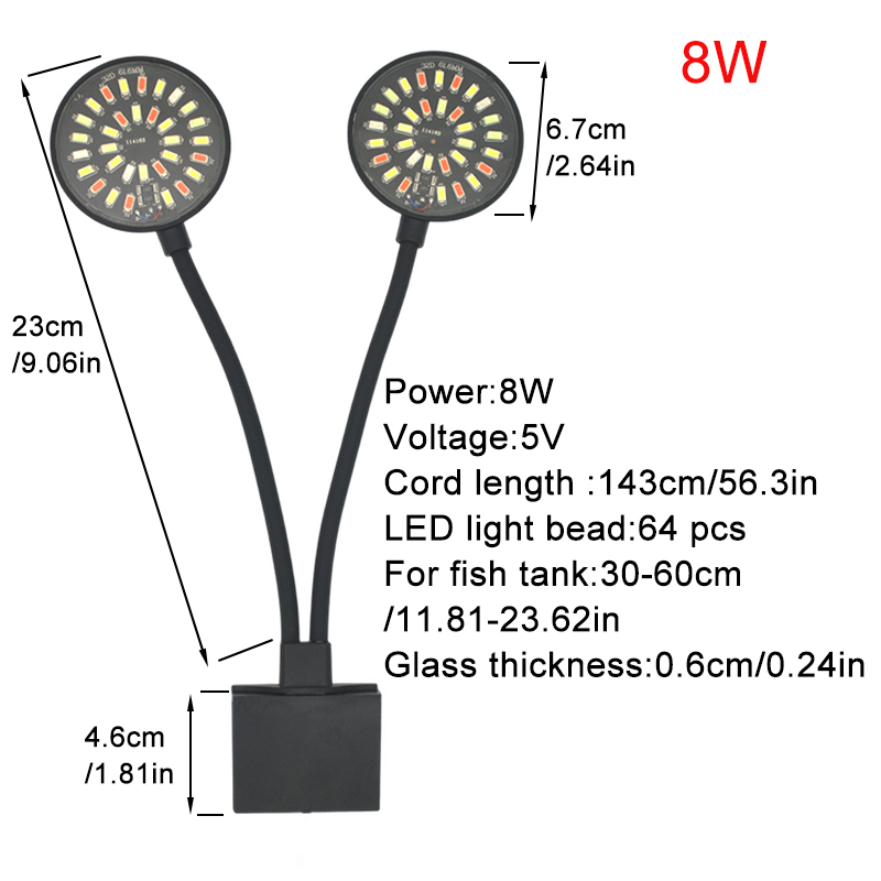 USB Akvaryum LED Işık Balık Ta - Aquarium Plant Light incelemesi ve fiyatı