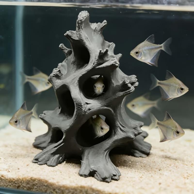 Gizli Çok Delikli Doğal Ağaç D - Aquarium Driftwood incelemesi ve fiyatı