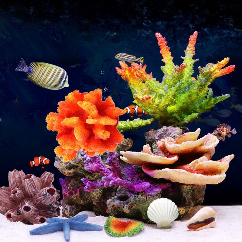 Renkli 1 PC Gerçekçi Yapay Sim - Aquarium Plant Substrate incelemesi ve fiyatı