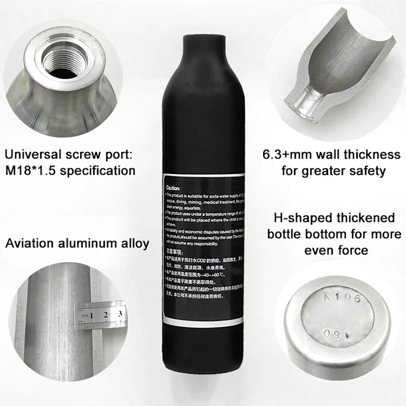Yüksek Basınçlı Şişe Konu M18  - Aquarium Liquid Carbon incelemesi ve fiyatı